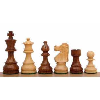 French Staunton Golden Rosewood 3,5" chess pieces